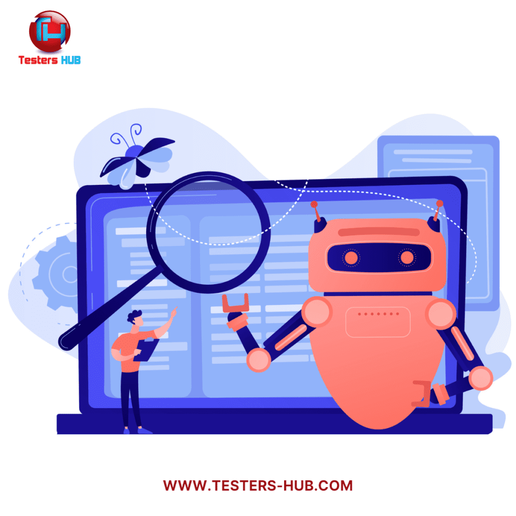 AI system undergoing rigorous testing procedures for accuracy and efficiency