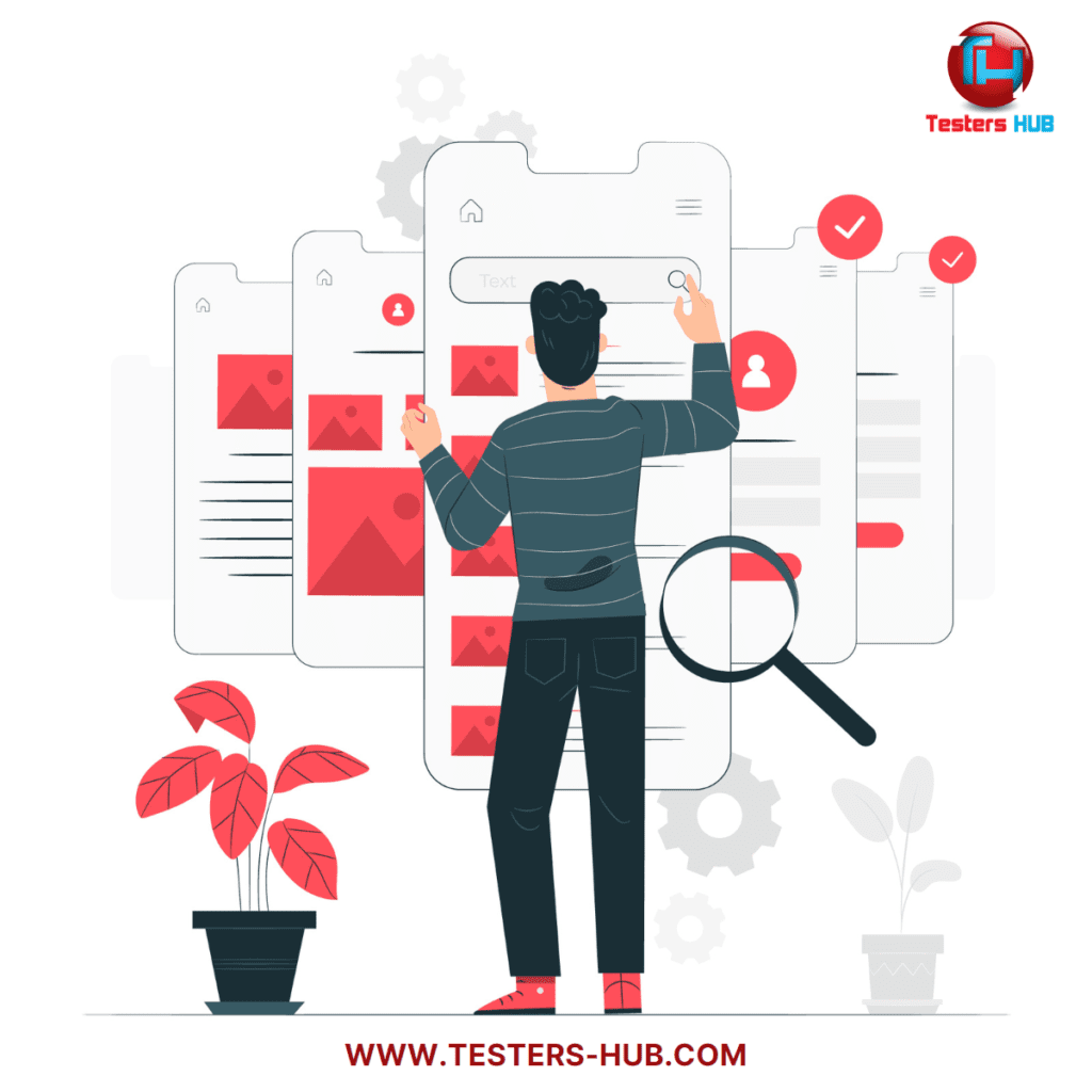 QA engineer conducting comprehensive mobile app testing