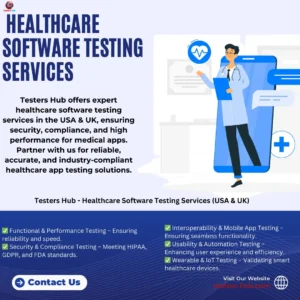 Healthcare Software Testing Services