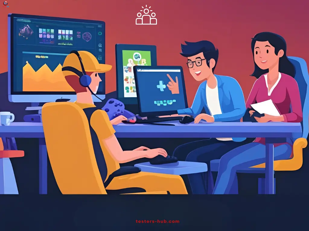 Game studio reviewing outsourced QA testing