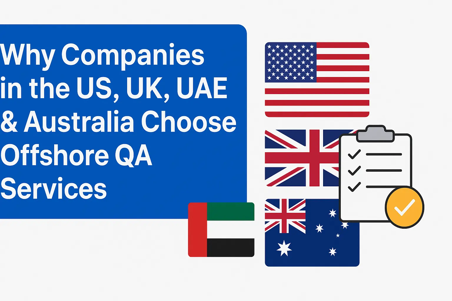 <strong></noscript>Why Companies in the US, UK, UAE & Australia Choose Offshore QA Services</strong>
