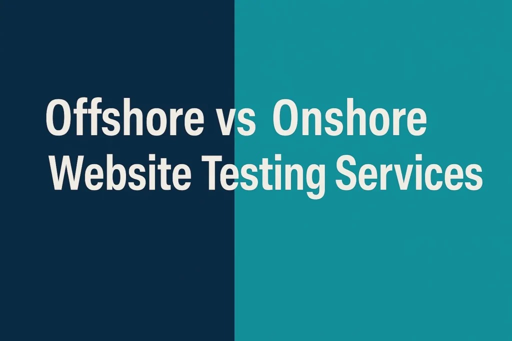 offshore website testing services