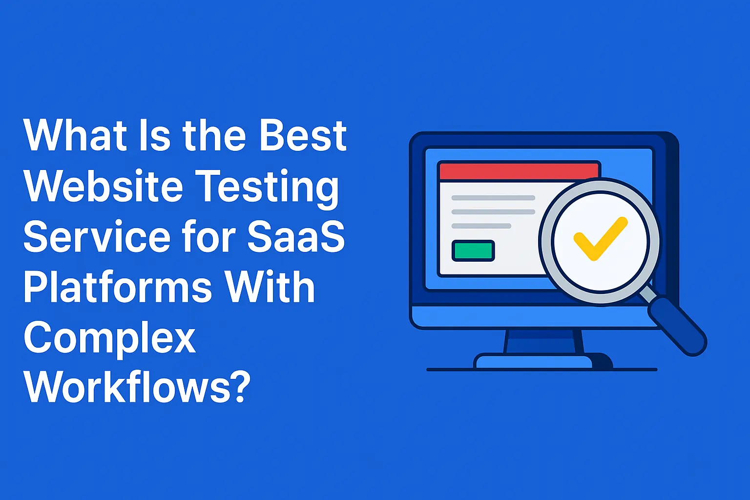 <strong></noscript>What Is the Best Website Testing Service for SaaS Platforms With Complex Workflows?</strong>