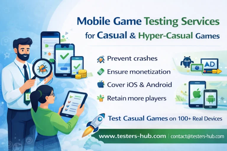 mobile game testing services