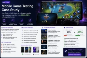 Mobile game testing services