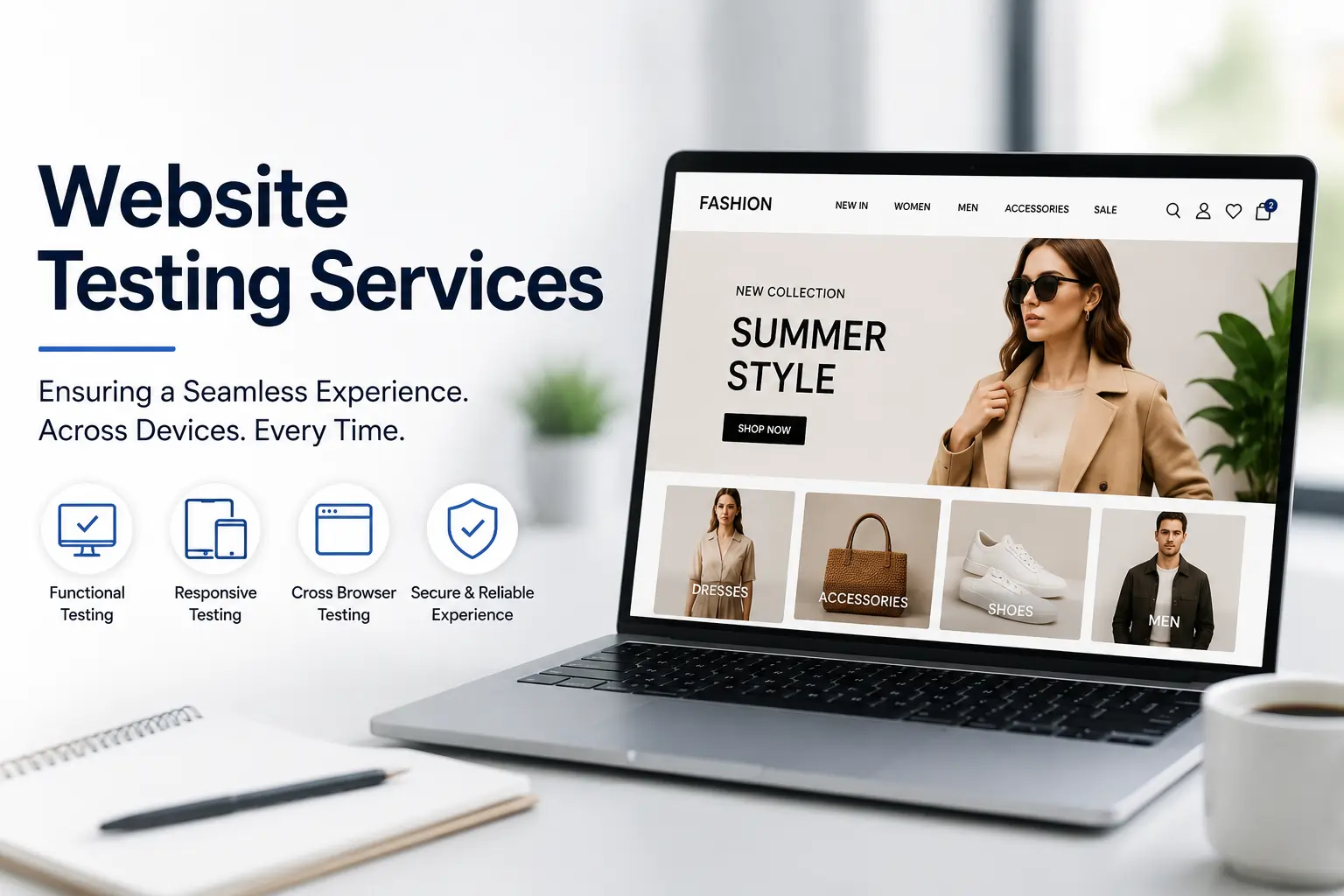 eCommerce website testing services