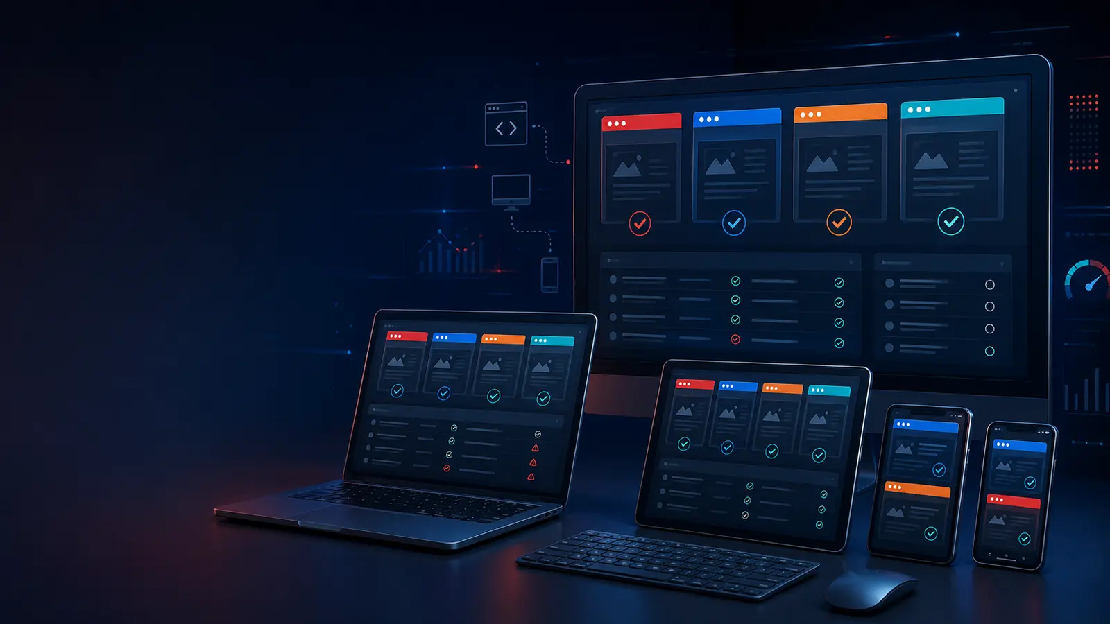 Browser compatibility testing services across desktop tablet and mobile browsers for responsive web app QA
