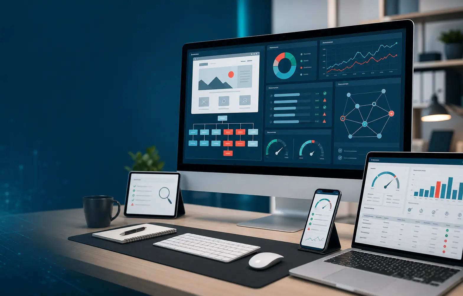 SEO testing services dashboard for technical SEO QA Core Web Vitals schema crawl and indexability checks