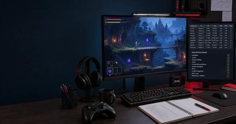 Steam demo testing cost and PC game QA workstation