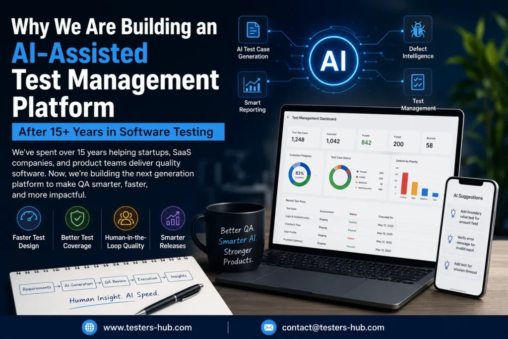 AI test management platform for manual and regression testing